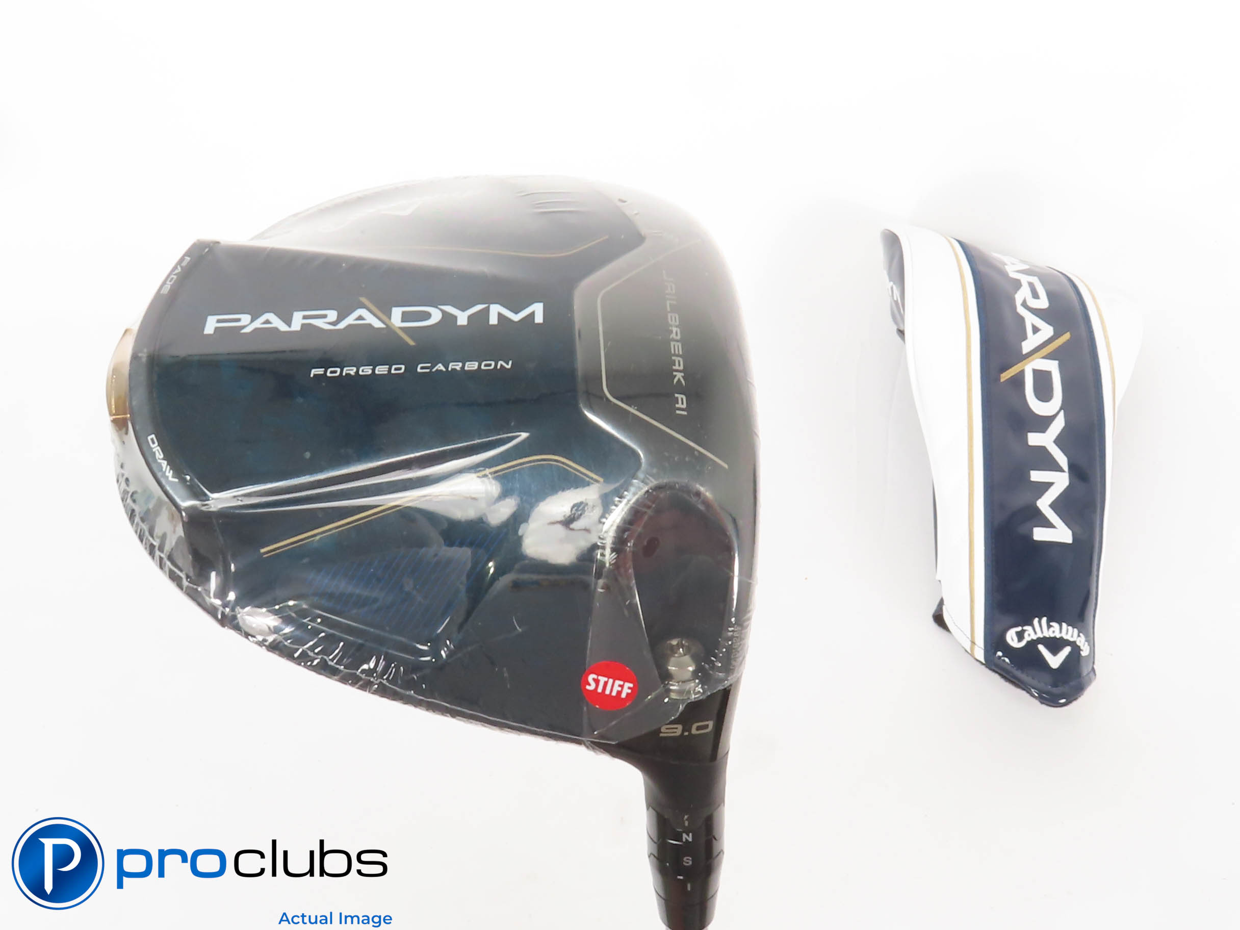 New! Callaway PARADYM 9* Driver w/ HC - HZRDUS Gen4 Silver
